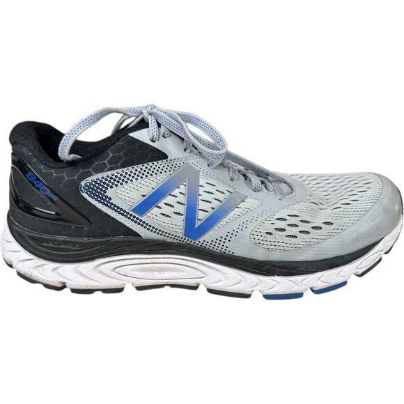 New Balance 840v4 Sneakers Men\'s 9 cushion abzorb black gray blue running train main image 8